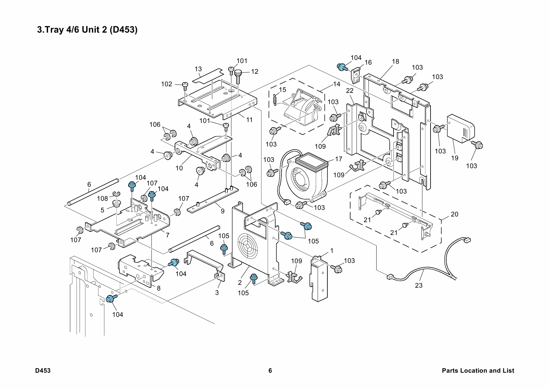 RICOH Options D453 LCIT-RT5040 Parts Catalog PDF download-3